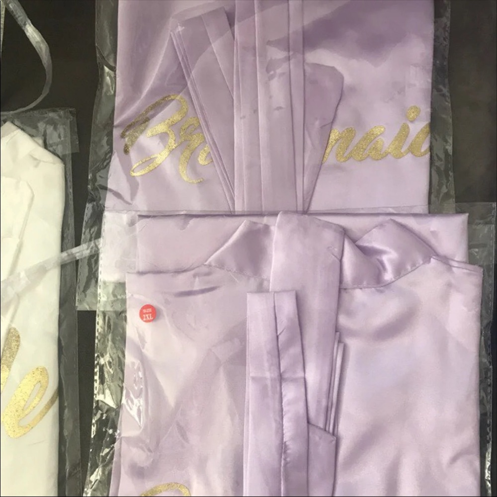 Bride, Bridesmaids, plus both mothers robes
